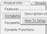 Menu Submenu Example Frame Menu Desplegable Horizontal Javascript