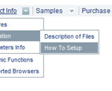 Xp Style Arrows Javscript Slide In Menu Right Side Drop Down Links Examples Javscript Slide In Menu Right Side