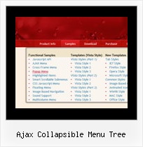 Ajax Collapsible Menu Tree Javascript Horizontal