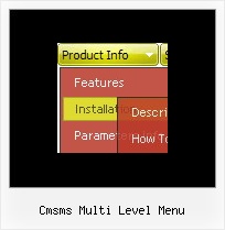 Cmsms Multi Level Menu Cool Menu Bars Website