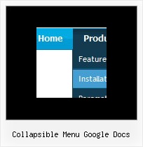 Drop Down Menu Using Collapsible Menu Google Docs Collapsible Menu Google Docs Javascript Menu Bars