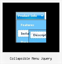 Collapsible Menu Jquery Javascript Drag List