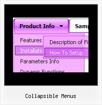 Transparent Menu Javascript Collapsible Menus Collapsible Menus Javascript Disable Browser Arrows