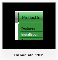 Menu Bar In Java Script Source Code Collapsible Menus Collapsible Menus Drop Menu Fireworks