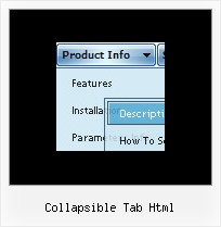 Collapsible Tab Html Dhtml Menus Cross Browser