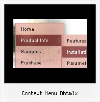 Context Menu Dhtmlx Menu Contextuel En Javascript