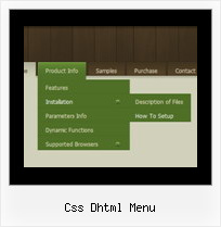 Sliding Menu Systems Css Dhtml Menu Css Dhtml Menu Css Expanding Menu
