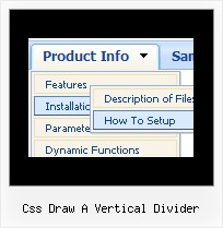 Javascript Multiple Expandable Menu Css Draw A Vertical Divider Css Draw A Vertical Divider Dynamic Menu Dhtml Relative Position
