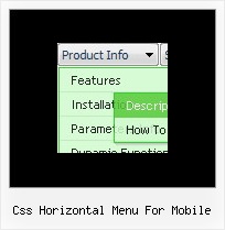 Css Horizontal Menu For Mobile Menus Dhtml Windows Xp Styles