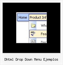 Start Menu Transparency Dhtml Drop Down Menu Ejemplos Dhtml Drop Down Menu Ejemplos Simple Menu Examples In Html
