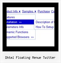 Dhtml Floating Menue Twitter Xp Javascript Menu