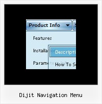 Rollover Popup Menu Dijit Navigation Menu Dijit Navigation Menu Javascript Dropdown With Graphics