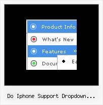 Do Iphone Support Dropdown Javascript Dhtml Menu Dinamici