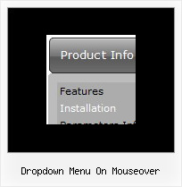 Expanding Side Menu Templates Dropdown Menu On Mouseover Dropdown Menu On Mouseover Dropdown Script Menu