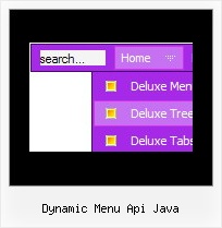 Dynamic Menu Api Java Javascript Drag And Drop