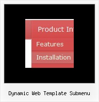 Dynamic Web Template Submenu Folding Menu Vertical