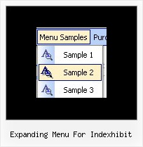 Horizontal Menu Java Expanding Menu For Indexhibit Expanding Menu For Indexhibit Javascript Dhtml Collapse