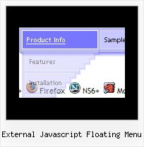 External Javascript Floating Menu Dropdown Country