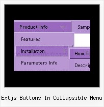 Vertical Menus Drop Extjs Buttons In Collapsible Menu Extjs Buttons In Collapsible Menu Web Slide Menus