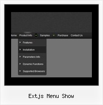 Extjs Menu Show Xp Menu Style In Dhtml