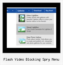Flash Video Blocking Spry Menu Css Popup Menus