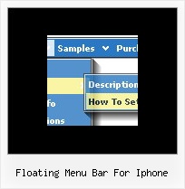 Floating Menu Bar For Iphone Cross Frame Menu Tutorial