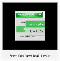 Free Css Vertical Menus Slide In Menu Codes