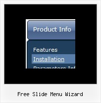 Free Slide Menu Wizard Drag Drop Items Html Javascript