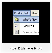 Hide Slide Menu Dhtml Dropdown Java Navigation