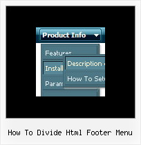 Menus Dhtml Scrolling How To Divide Html Footer Menu How To Divide Html Footer Menu Popup Menu Sample
