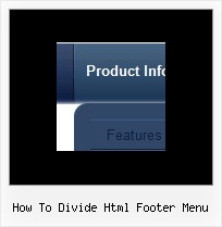 How To Divide Html Footer Menu Tab In Html
