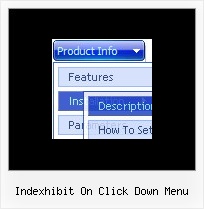 Indexhibit On Click Down Menu Web Menu Bars