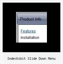 Indexhibit Slide Down Menu Java Script Menu