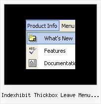 Indexhibit Thickbox Leave Menu Visible Java Script Tree