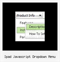 Ipad Javascript Dropdown Menu Simple Floating Menu