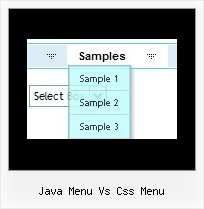 Java Menu Vs Css Menu Explorer Style Menu