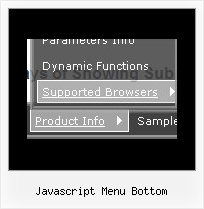 Menu Contextuel Javascript Menu Bottom Javascript Menu Bottom Css Horizontal Navigation Bar Template