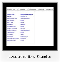 Javascript Menu Examples Create A Drop Down Menu Using Javascript