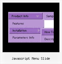 Javascript Menu Slide Javascript Moving Menu Scrolling