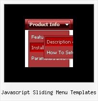 Javascript Sliding Menu Templates Collapse Menu Script