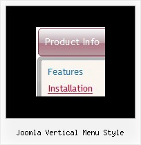 Joomla Vertical Menu Style Java Menu System