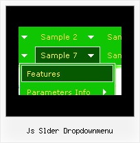 Dynamic Vertical And Horizontal Menus Js Slder Dropdownmenu Js Slder Dropdownmenu Javascript Pop Up Menu