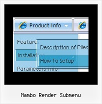 Roll Down Menu Mambo Render Submenu Mambo Render Submenu Expandable Menu
