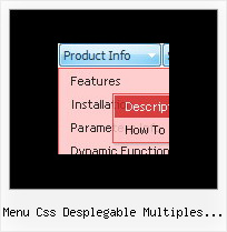 Drop Down Menu In Dhtml And Css Menu Css Desplegable Multiples Columnas Menu Css Desplegable Multiples Columnas Tab Menus Navigation Bar