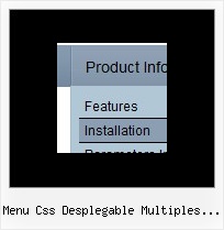 Office Xp Style Menus In Html Menu Css Desplegable Multiples Columnas Menu Css Desplegable Multiples Columnas Collapsible Navigation Examples