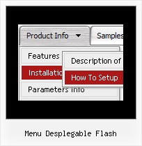 Menu Desplegable Flash Drop Down Menu Vertical Using Javascript