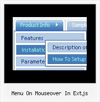 Menu On Mouseover In Extjs Context Menu Dhtml