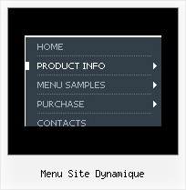 Menu Site Dynamique Pull Down Menu Javascript Codes