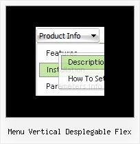 Menu Vertical Desplegable Flex Xp Style Templates