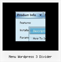 Menu Wordpress 3 Divider Javascript Windows Start Menu
